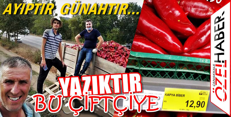 ÇİFTÇİYİ BİBER DEĞİL FİYATLAR YAKTI..!
