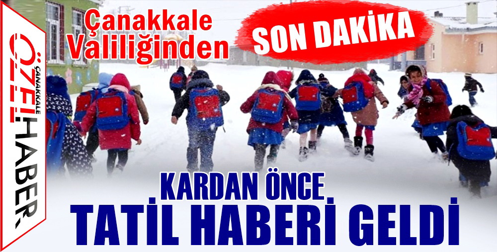 KAR TATİLİNDE SON DAKİKA..!