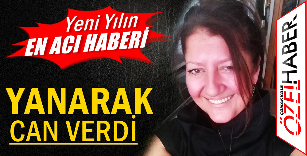 GAZETECİNİN EŞİ YANGINDA HAYATINI KAYBETTİ..!