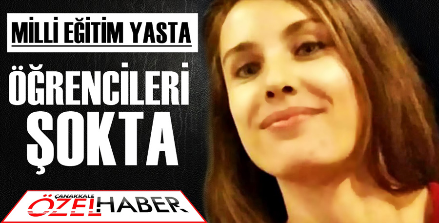 GENÇ ÖĞRETMENİ KAYBETTİK..!