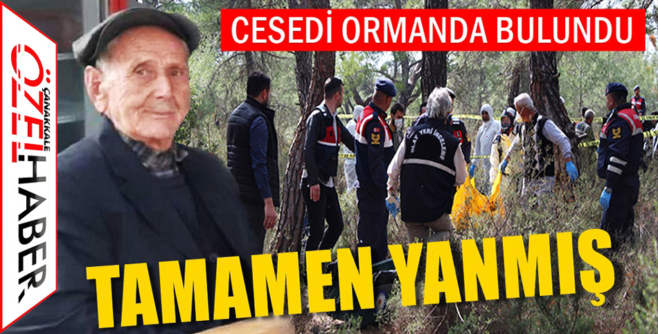 EVE DÖNMEYEN ADAMIN YANMIŞ CESEDİNE ULAŞILDI..!