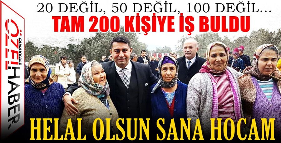 TEK BAŞINA İŞSİZLERİN UMUDU OLDU..!