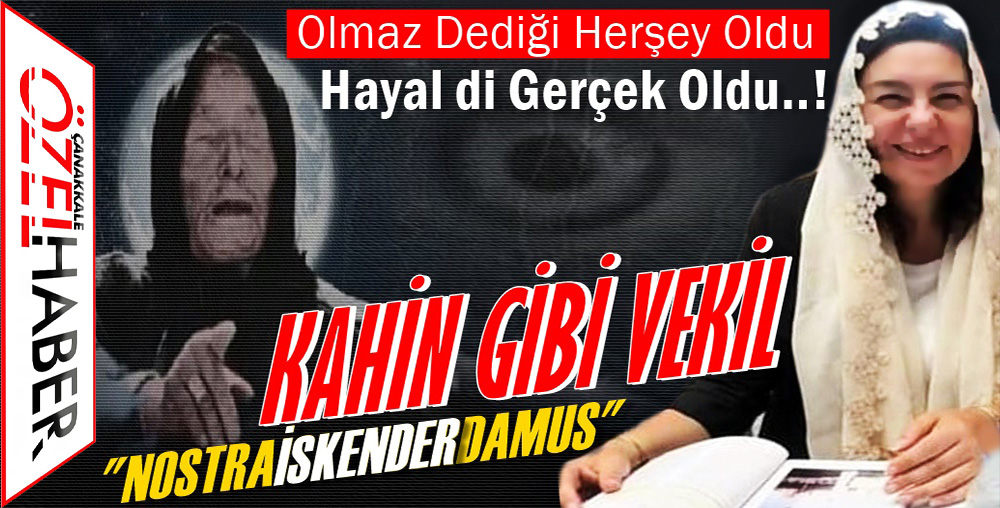 AK VEKİLİN 7 YILLIK KEHANETİ GERÇEK OLDU..!