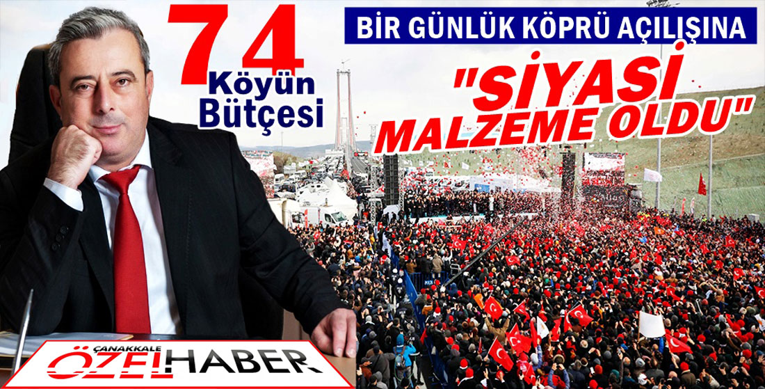 BİR İLÇENİN BÜTÇESİ KADAR PARA HARCANDI..!