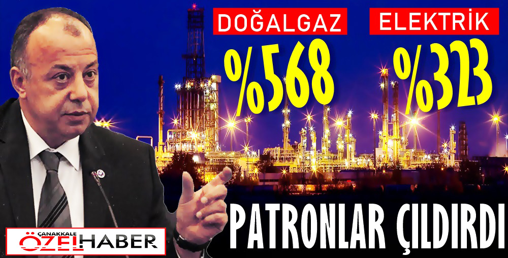 SANAYİCİNİN ÜRETECEK “ENERJİSİ” KALMADI..!