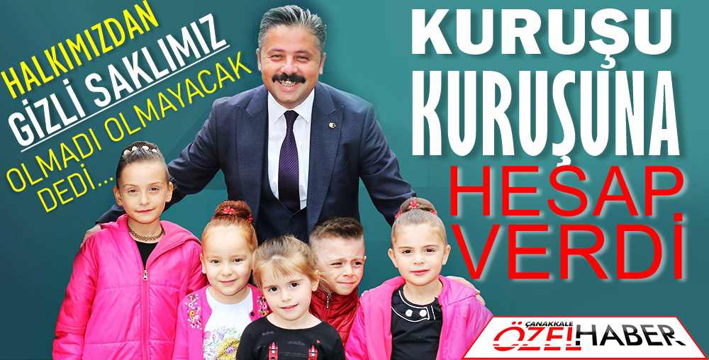 ŞEFFAF BELEDİYECİLİK BÖYLE OLUR..!