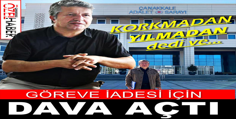 ADALETE GÜVENİYOR, KARARIN İPTALİNİ İSTİYOR..!