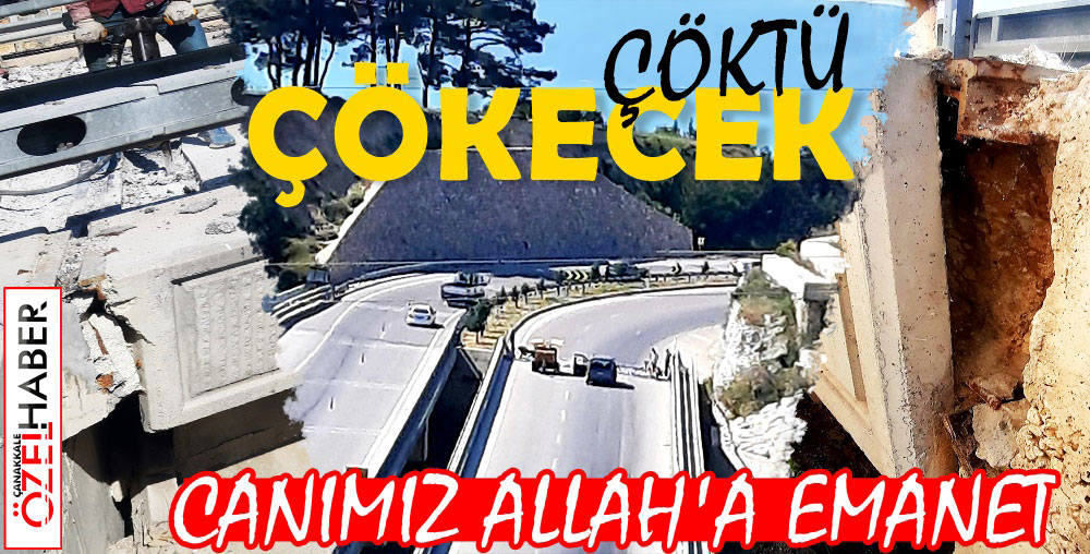 VİYADÜKTE PANİK… ÇATLAKLAR OLUŞTU..!