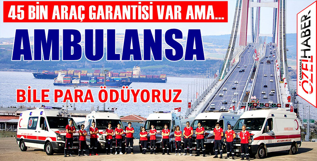 NEREDE KALDI AMBULANSIN GEÇİŞ ÜSTÜNLÜĞÜ..!