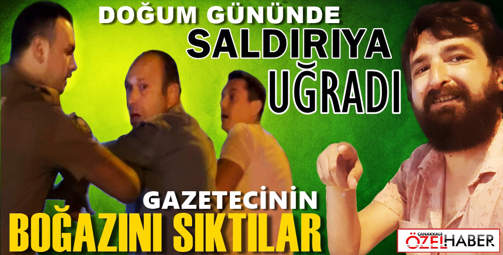 ZABITA MEMURU GAZETECİYE SALDIRDI..!