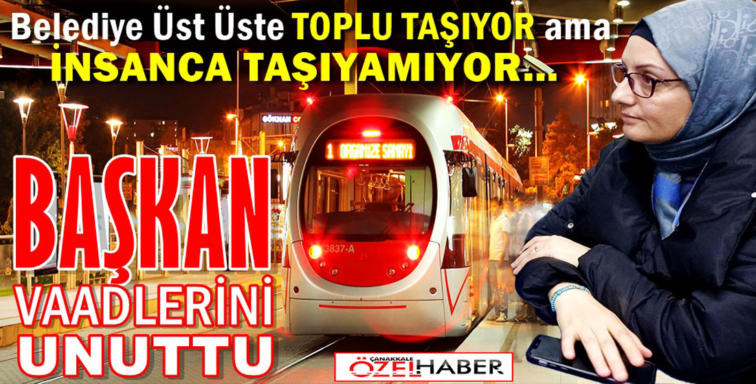 RAYLI SİSTEM HAYAL OLDU..!