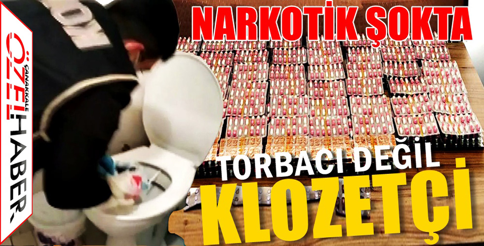 TUVALETTE ÇEYREK MİLYONLUK UYUŞTURUCU..!