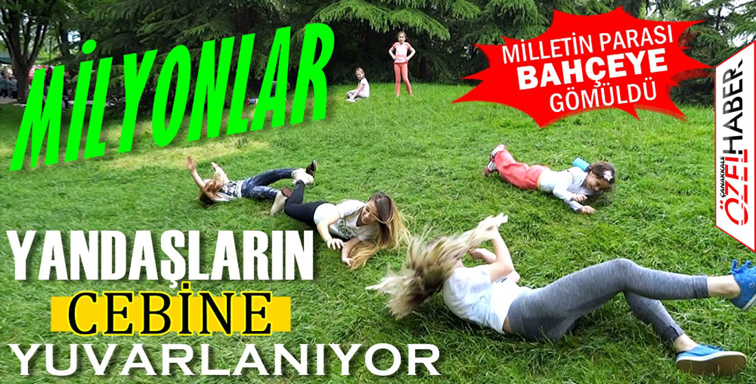 BORCU 100 MİLYONU AŞAN EZİNE’YE MİLLET BAHÇESİ AÇILDI..!