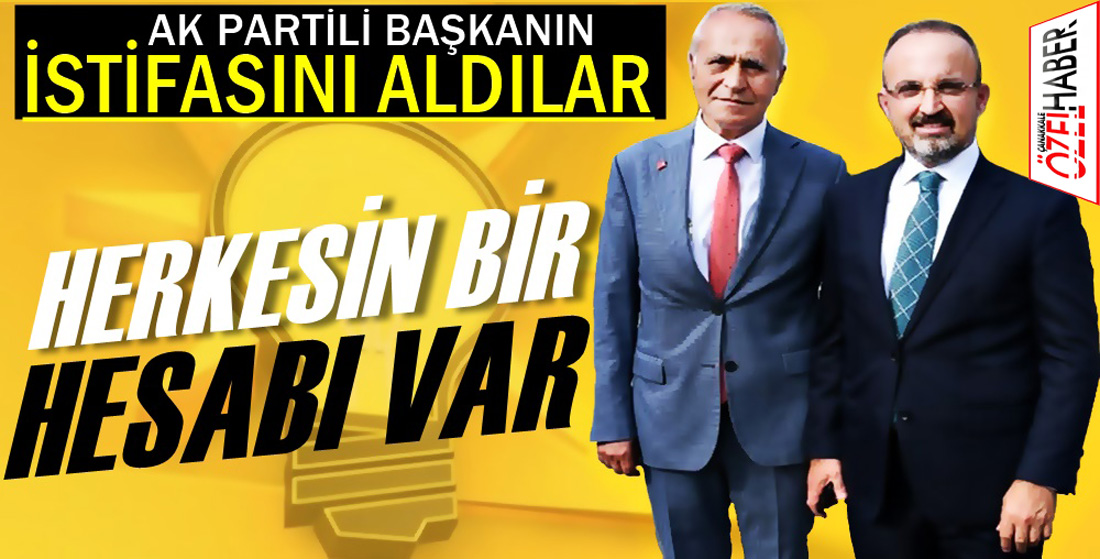 AK PARTİ İL BAŞKANI GÖREVDEN ALDI..!