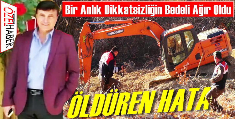 İŞ MAKİNESİ CAN ALDI..!