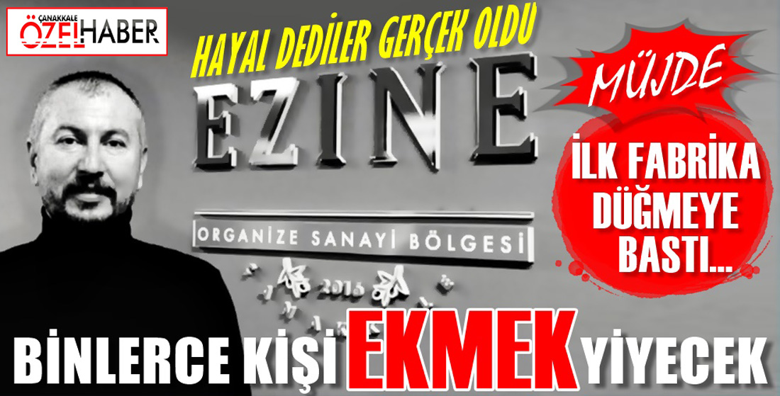 SANAYİDE BACALAR TÜTMEYE, ÇARKLAR DÖNMEYE BAŞLADI..!