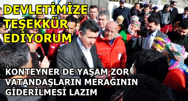 FEYZİOĞLU DEPREM BÖLGESİNDE
