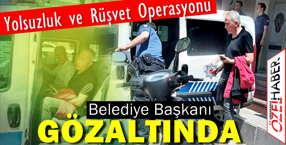 BELEDİYE PERSONELİ VE MÜTEAHHİTLERE BASKIN..!