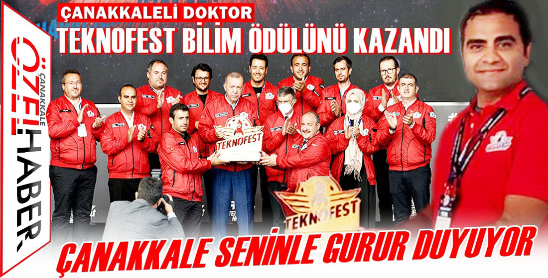BİLİM ÖDÜLÜNÜ CUMHURBAŞKANINDAN ALDI..