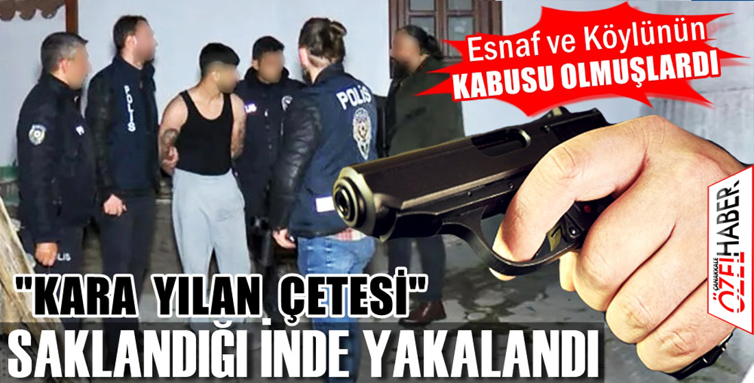 POLİS YILANIN BAŞINI EZDİ..!