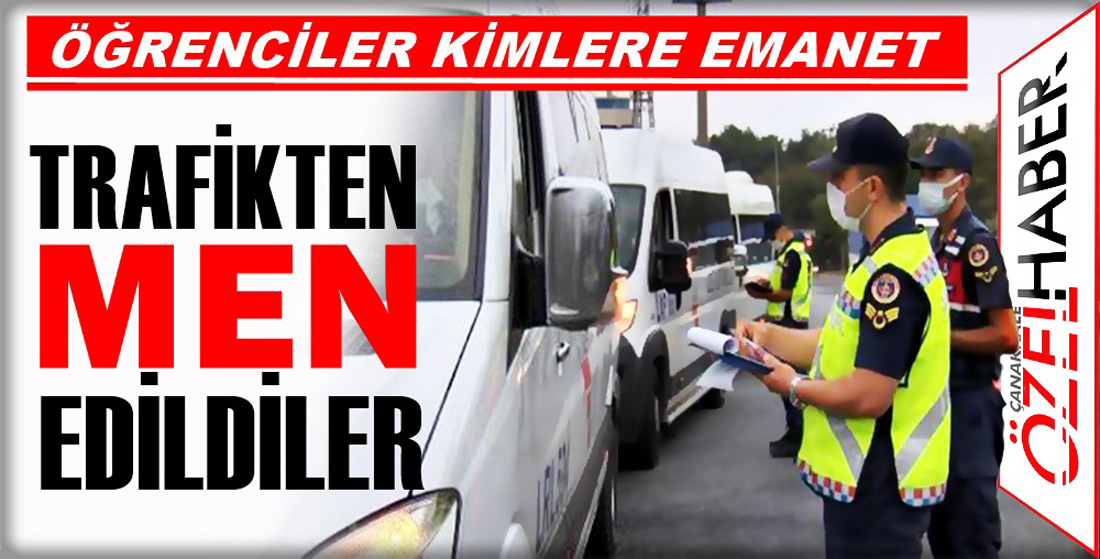 ÖĞRENCİ SERVİSLERİ DENETİME TAKILDI..!