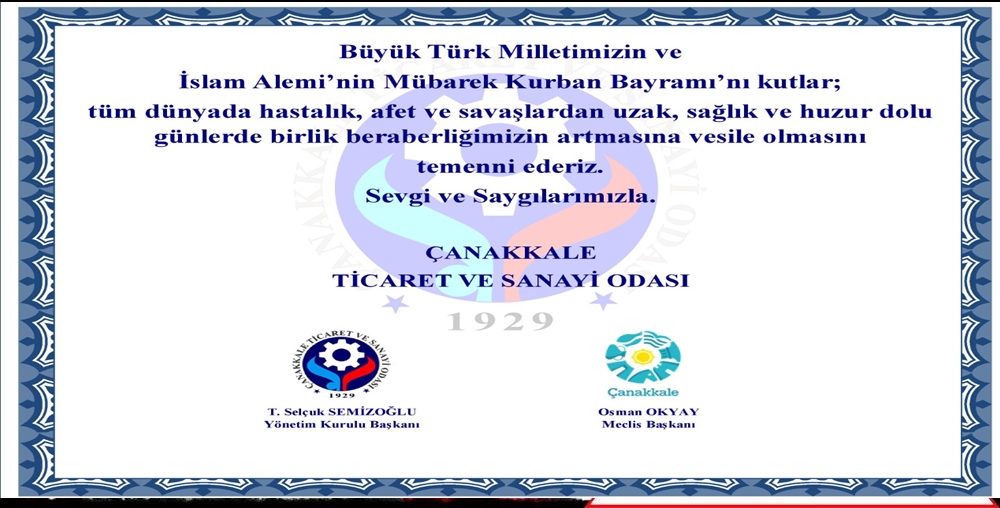 BAYRAMINIZ MUBAREK OLSUN