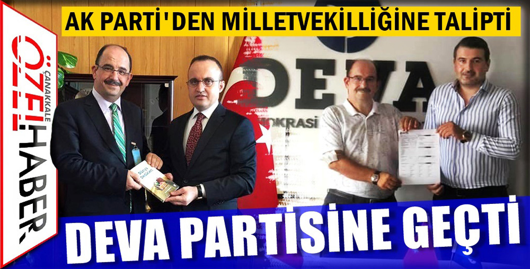 AK PARTİNİN ADAYI DEVA ROZETİ TAKTI..!