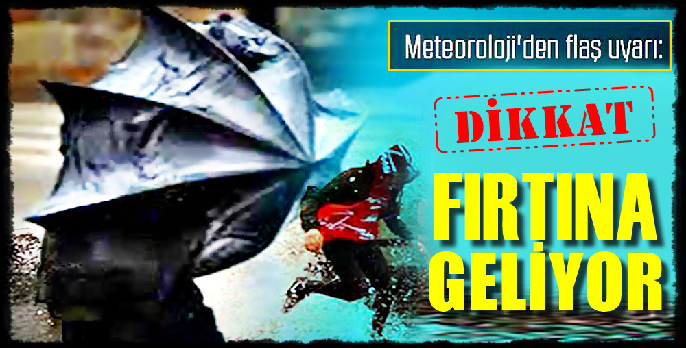 METEOROLOJİ’DEN SARI KODLU UYARI..!