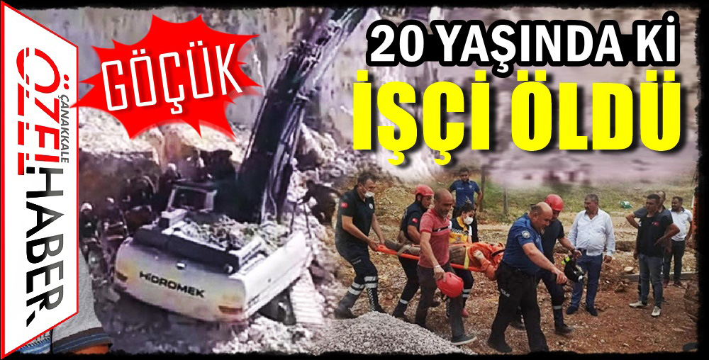 KEPÇE OPERATÖRÜ GÖÇÜK ALTINDA CAN VERDİ..!