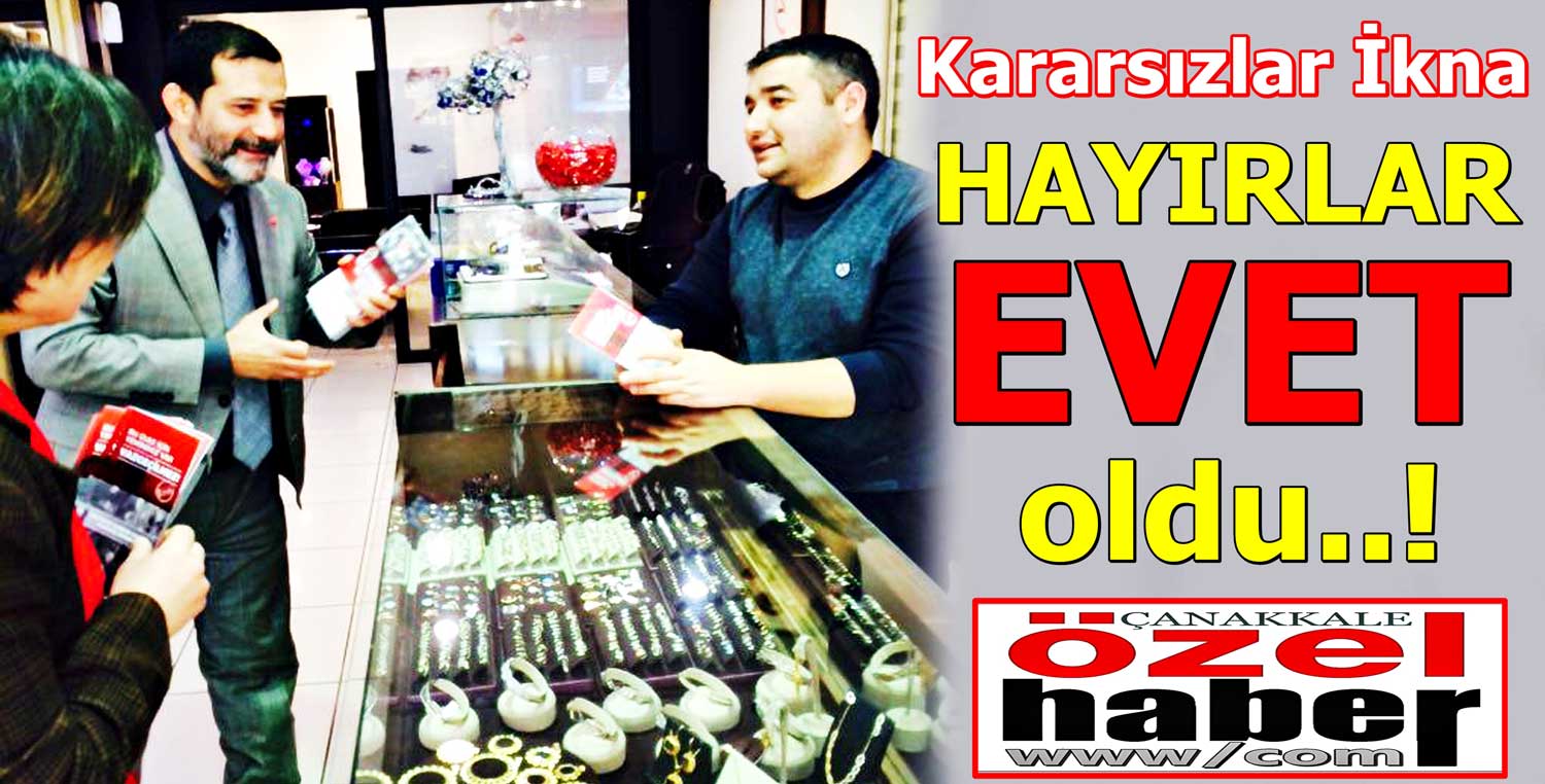 Devletimiz ve Milletimiz için EVET…