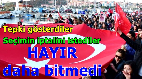 SUSMA HAYKIR BAŞKANLIĞA HAYIR