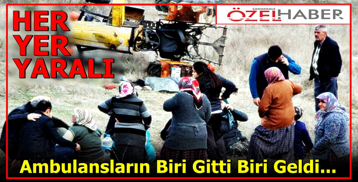 BİR KAZA, 8 YARALI..!