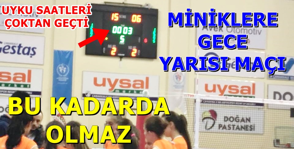 BU SAATTE MAÇ MI OLUR