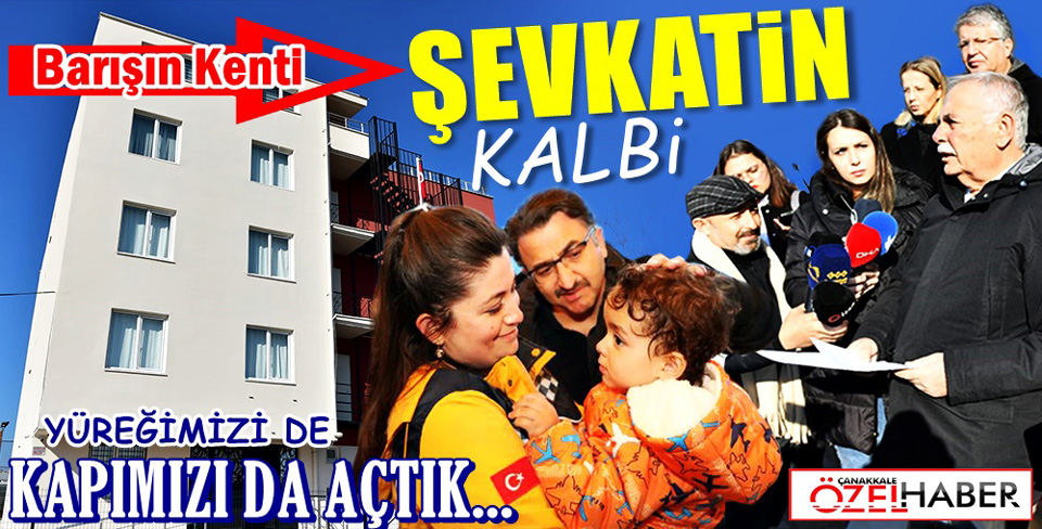 ÇANAKKALE DEPREMZEDELERİ BAĞRINA BASTI..!