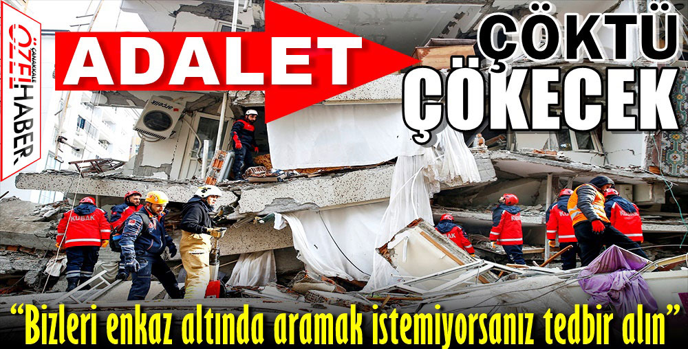 ÇÜRÜK BİNADA ADALET ARIYORLAR..!
