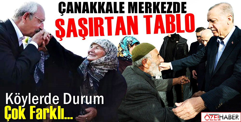 KÖYLER İLE OYLARIN BİRİNCİSİ FARKLI ÇIKTI..!