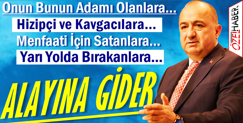 SİYASET ÇOCUK İŞİ DEĞİL, GİDİN KUMDA OYNAYIN..!