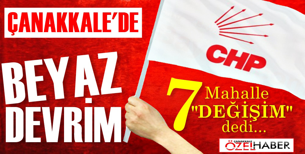 CHP’DE BAŞKANIN RENGİ BELLİ OLDU..!