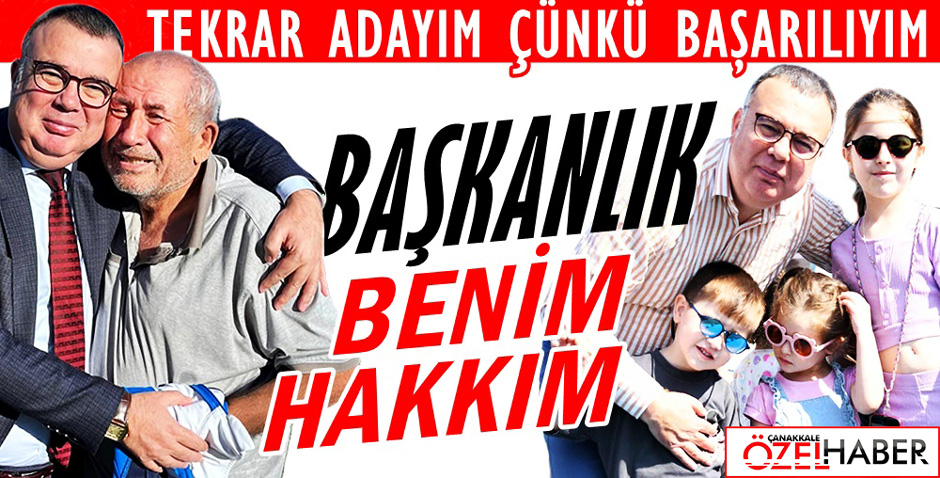 BAŞKAN KENDİNDEN DE, SEÇMENDEN DE EMİN..!