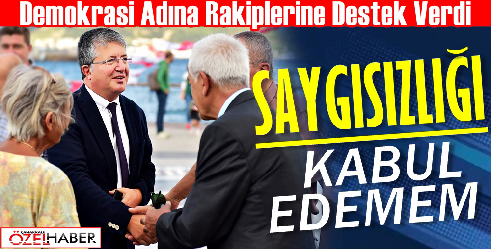2 ADAYLI ANKETE DEMOKRATİK TEPKİ..!