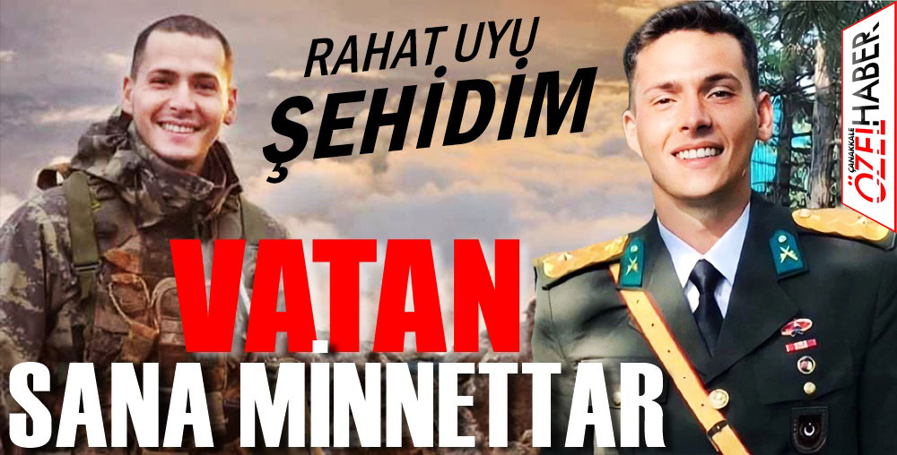 ÇANAKKALELİ TEĞMEN ŞEHİT DÜŞTÜ..!