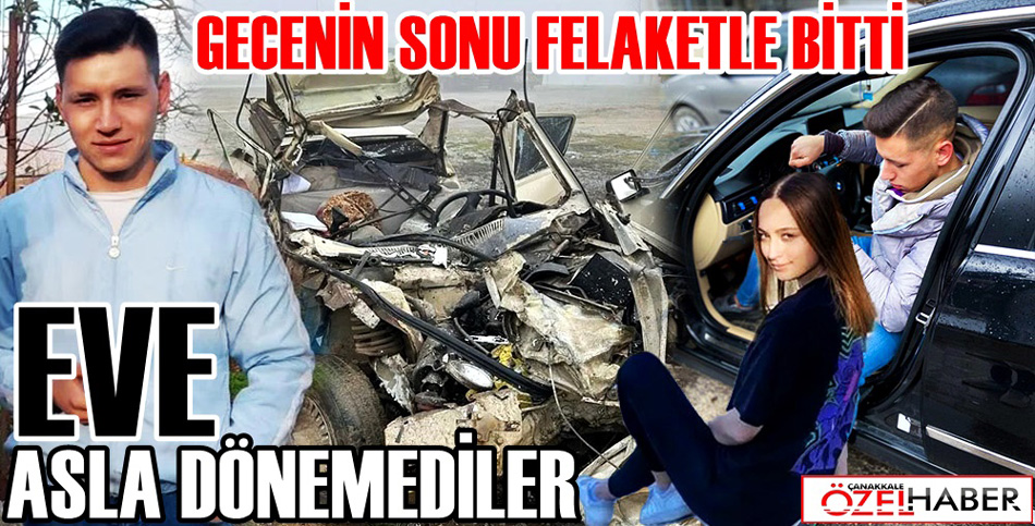 GENÇLERİ ÖLÜM BİLE AYIRAMADI..!