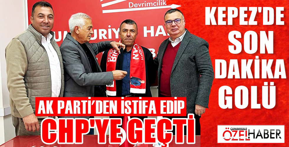 AK PARTİ MECLİS ÜYESİ CHP ROZETİ TAKTI..!
