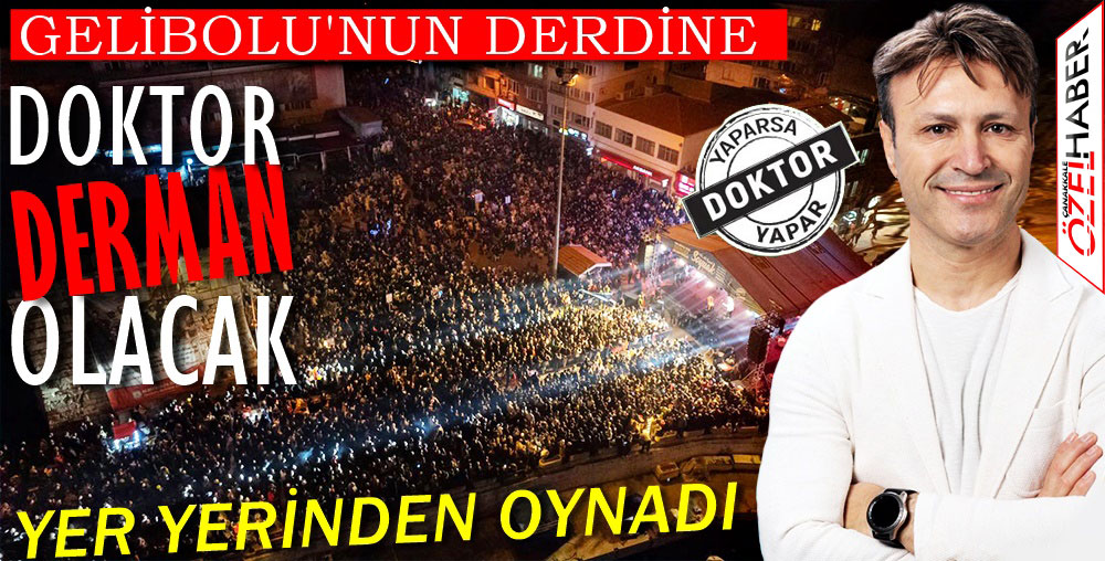 GELİBOLU’DA HALK KARARINI VERDİ, DEĞİŞİMİN ZAMANI GELDİ..!