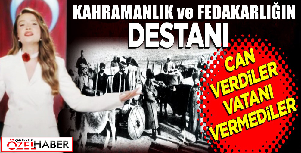 MİLLİ MÜCADELE RUHU ‘BİZİM ÇANAKKALE’YLE CANLANDI..!