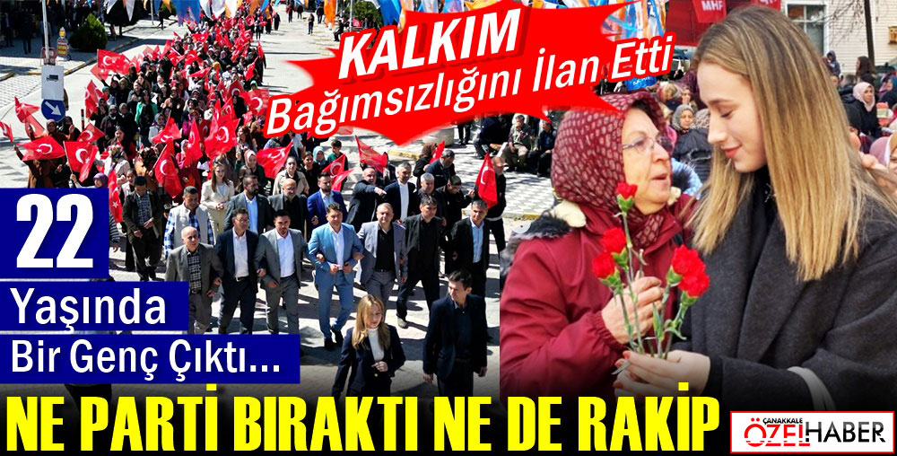 TÜRKİYE’NİN EN GENÇ BELEDİYE BAŞKANI ÇANAKKALE’DE..!