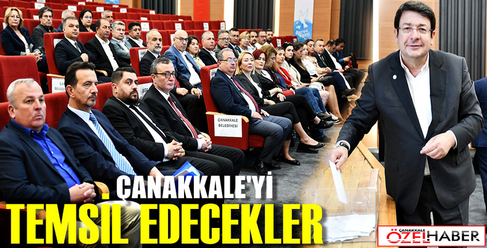 ÇANAKKALE’Yİ TEMSİL EDECEKLER..!