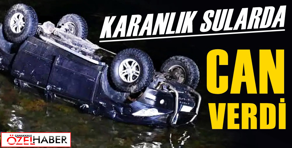 DENİZE UÇAN ARAÇTAN SAĞ ÇIKAMADI..!