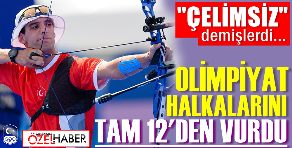 ÇANAKKALELİ MİLLİ OKÇUMUZDAN OLİMPİYAT MADALYASI..!