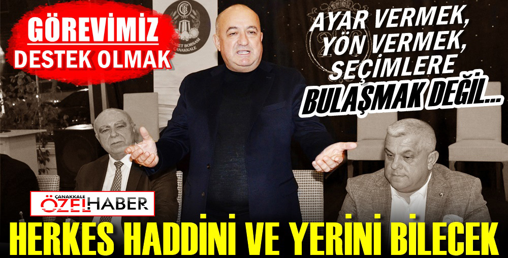 SEÇİLMİŞ KİMSE BAŞKAN ODUR..!